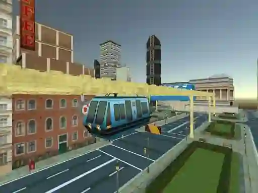 Sky Train Simulator: Elevated Train Driving — δωρεάν online παιχνίδι