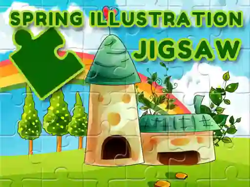 Spring Illustration Puzzle — δωρεάν online παιχνίδι