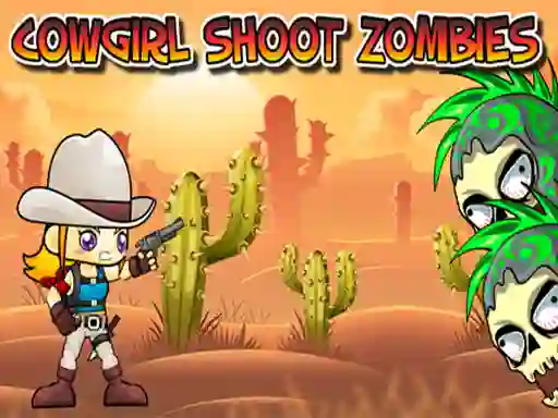 Cowgirl Shoot Zombies — δωρεάν online παιχνίδι