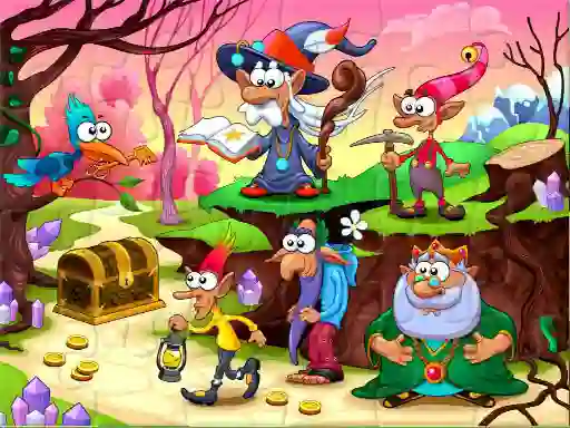 Fantasy Jigsaw Deluxe — δωρεάν online παιχνίδι