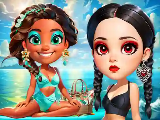 Wave Chic Ocean Fashion Frenzy — δωρεάν online παιχνίδι