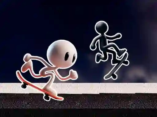 Black and White Stickman — δωρεάν online παιχνίδι