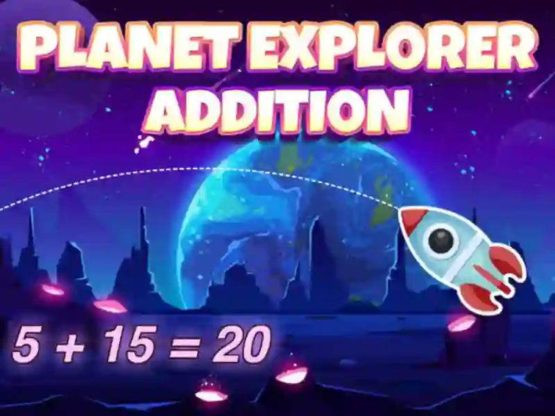 Planet explorer addition — δωρεάν online παιχνίδι