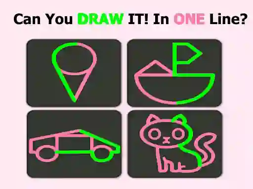 Brain Test: One Line Draw Puzzle — δωρεάν online παιχνίδι