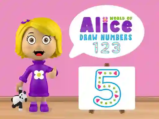 World of Alice Draw Numbers — δωρεάν online παιχνίδι