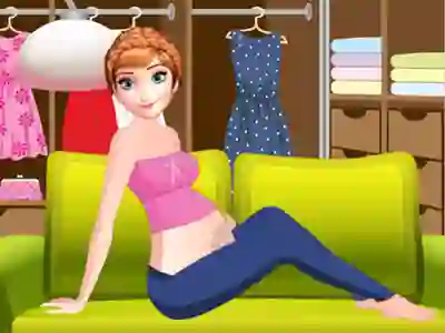 Pregnant Anne Dressing Room — δωρεάν online παιχνίδι