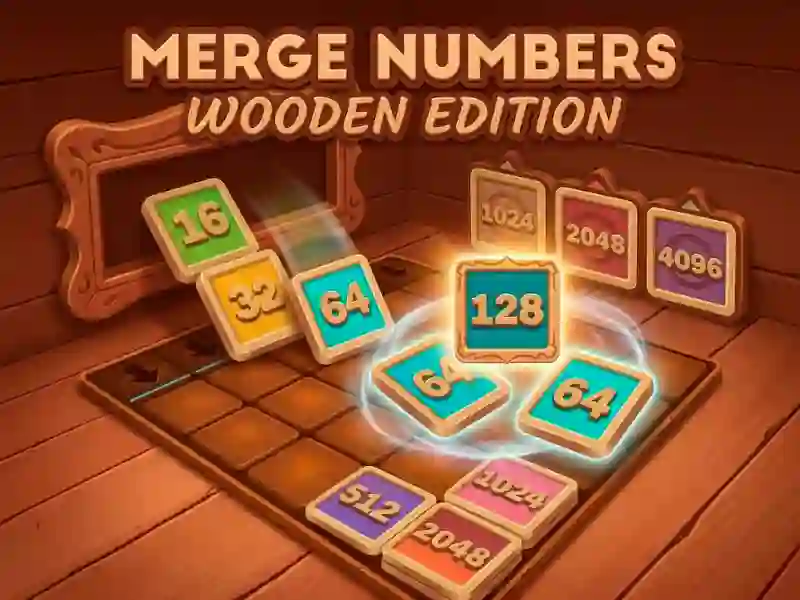 Merge Numbers Wooden Edition — δωρεάν online παιχνίδι