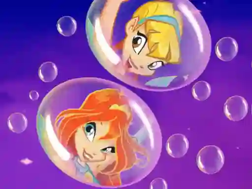 Draw Winx Bubble Path — δωρεάν online παιχνίδι