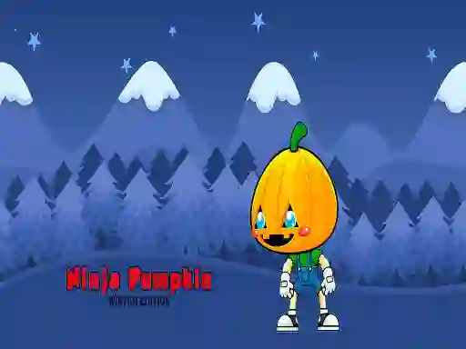 Ninja Pumpkin Winter Edition — δωρεάν online παιχνίδι