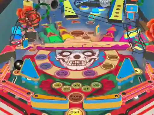 Pinball Simulator Day of Dead — δωρεάν online παιχνίδι