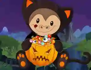 Halloween Monkey Jumper — δωρεάν online παιχνίδι