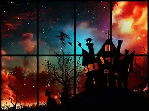 Sliding Halloween Party — δωρεάν online παιχνίδι