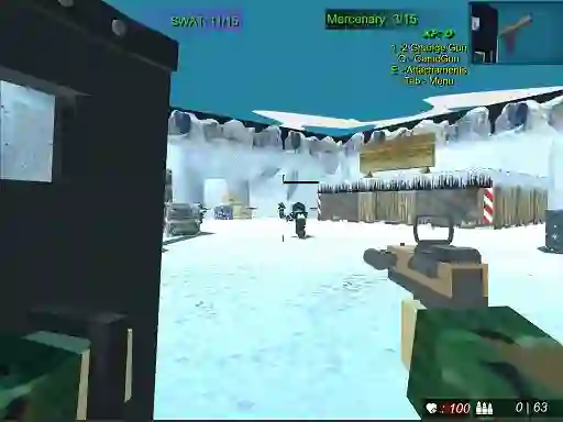 Blocky Combat Swat 2 — δωρεάν online παιχνίδι