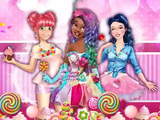 Sweet Party With Princesses — δωρεάν online παιχνίδι
