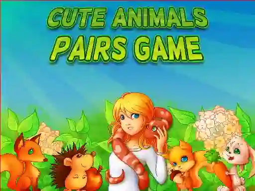 Cute Animals Pairs Game — δωρεάν online παιχνίδι