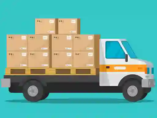 Food and Delivery Trucks Jigsaw — δωρεάν online παιχνίδι