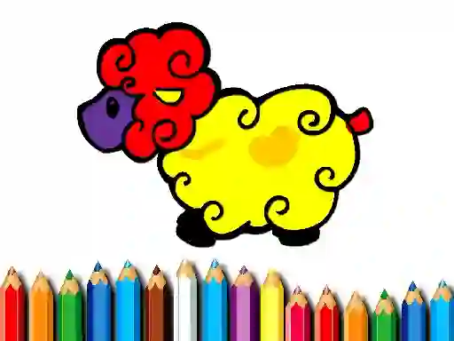 Baby Sheep Coloring — δωρεάν online παιχνίδι