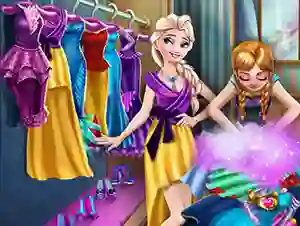 Ice Kingdom Wardrobe Cleaning — δωρεάν online παιχνίδι