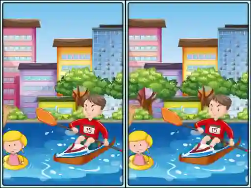 Spot 5 Diffs Urban Life — δωρεάν online παιχνίδι