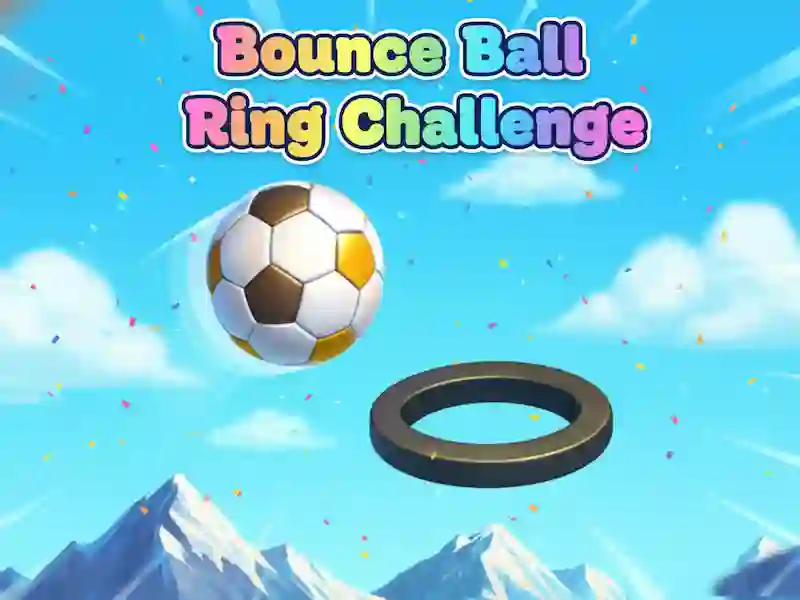 Bounce Ball Ring Challenge — δωρεάν online παιχνίδι