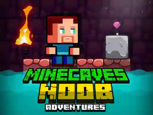 Minecaves Noob Adventure — δωρεάν online παιχνίδι