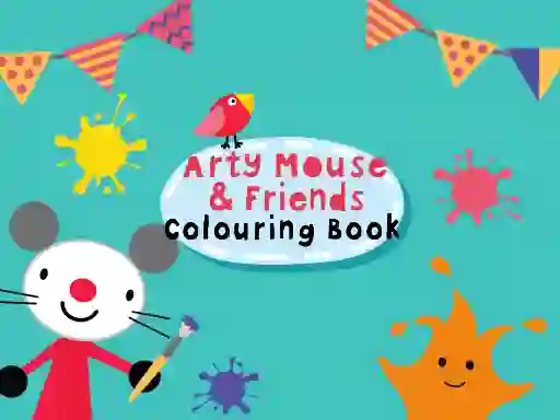 Arty Mouse & Friends Coloring Book — δωρεάν online παιχνίδι