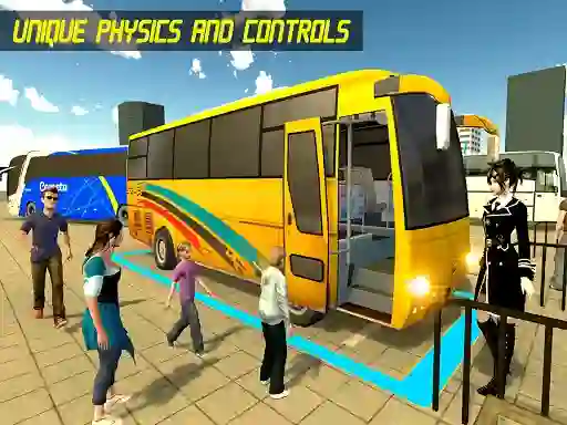 Modern Bus Parking Advance Bus — δωρεάν online παιχνίδι