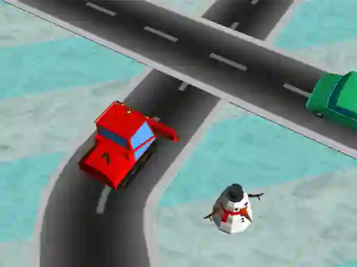 Traffic Run Christmas — δωρεάν online παιχνίδι