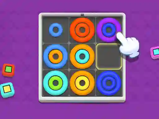 Neon Circles & Color Sort — δωρεάν online παιχνίδι