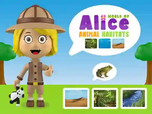 World of Alice Animal Habitats — δωρεάν online παιχνίδι
