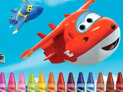 Superwings Coloring — δωρεάν online παιχνίδι