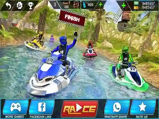 Jet Ski Water Boat Racing — δωρεάν online παιχνίδι