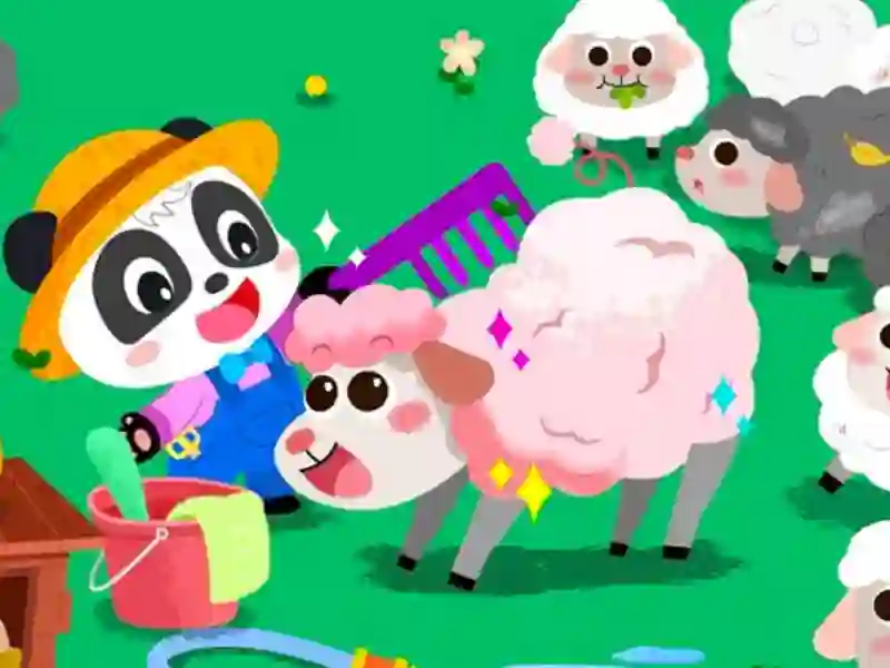 Baby Panda Animal Farm — δωρεάν online παιχνίδι