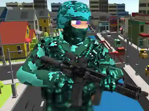 Pixel Combat Multiplayer — δωρεάν online παιχνίδι