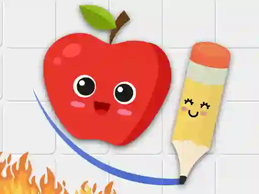 Fruit Escape: Draw Line — δωρεάν online παιχνίδι