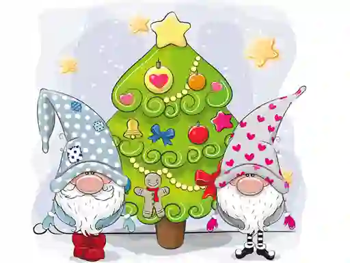 Cute Gnomes Hidden Stars — δωρεάν online παιχνίδι