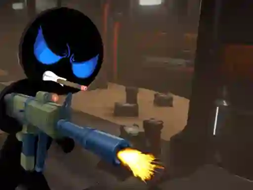 Stickman Armed Assassin Cold Space — δωρεάν online παιχνίδι