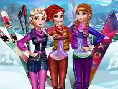Princesses Visit Arendelle — δωρεάν online παιχνίδι