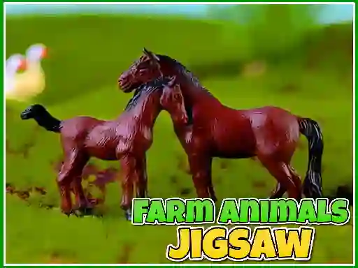 Farm Animals Jigsaw — δωρεάν online παιχνίδι