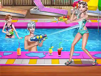 Sisters Pool Party — δωρεάν online παιχνίδι