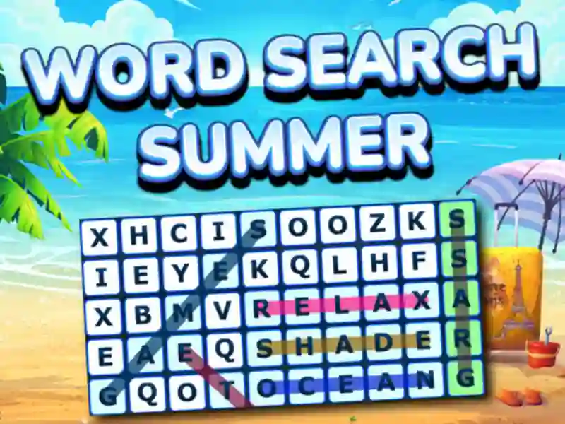 Word Search Summer — δωρεάν online παιχνίδι