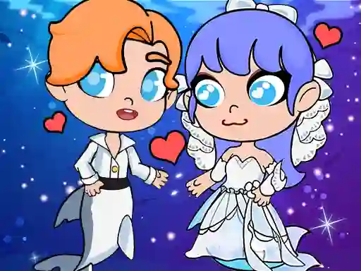 Mermaid Wedding World — δωρεάν online παιχνίδι