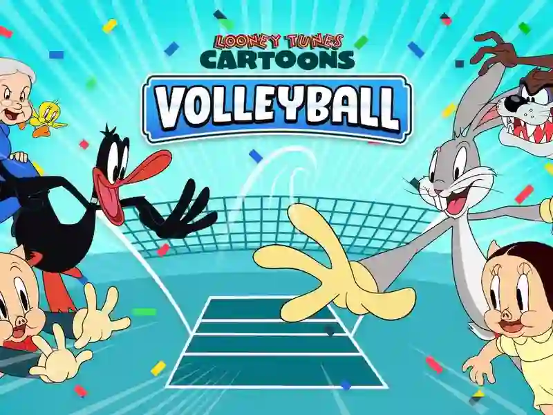 Looney Tunes Cartoons Volleyball — δωρεάν online παιχνίδι
