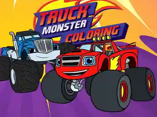 Truck Monster Coloring — δωρεάν online παιχνίδι
