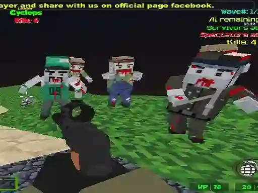 Blocky Combat SWAT Zombie Survival — δωρεάν online παιχνίδι