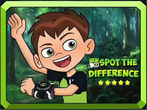 Ben 10 Spot the Difference — δωρεάν online παιχνίδι