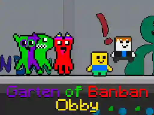 Garten of Banban Obby — δωρεάν online παιχνίδι