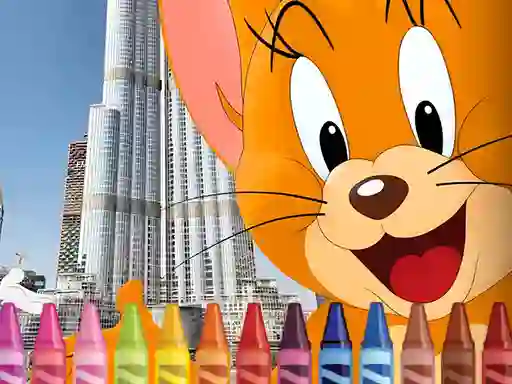 Tom and Jerry Coloring — δωρεάν online παιχνίδι