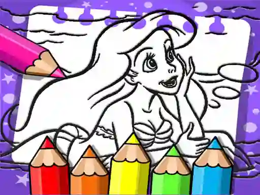 Ariel The Mermaid Coloring Book — δωρεάν online παιχνίδι
