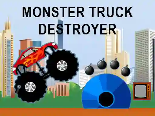 Monster truck destroyer — δωρεάν online παιχνίδι